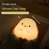 Cuddle-Ready Duck Lamp – Soft Glow, Touch to Light!